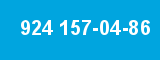 924 157-04-86